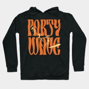 Party Wave Yellow and Orange Hoodie